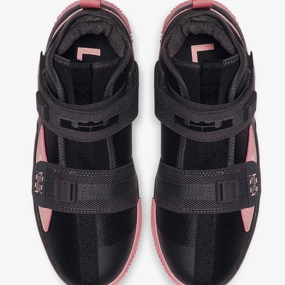 Nike Lebron Soldier XIII(GS)Black/Bleached Shoes - Picture 6 of 12